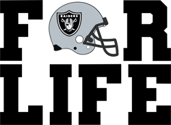 for life las vegas raiders logo svg, las vegas raiders svg, nfl svg, nfl logo svg, sport team svg digital download