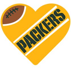 green bay packers heart nfl football svg, green bay packers svg, nfl svg, nfl logo svg, sport team svg digital download