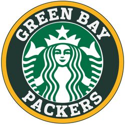 starbucks green bay packers logo svg, green bay packers svg, nfl svg, nfl logo svg, sport team svg digital download