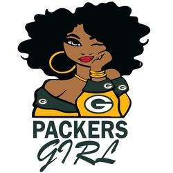 girl green bay packers logo nfl svg, green bay packers svg, nfl svg, nfl logo svg, sport team svg digital download