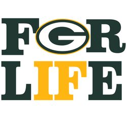 for life green bay packers logo nfl svg, green bay packers svg, nfl svg, nfl logo svg, sport team svg digital download