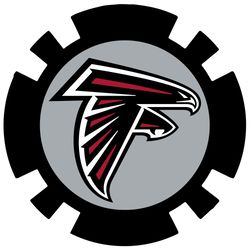 logo atlanta falcons team football svg, atlanta falcons svg, nfl svg, nfl logo svg, sport team svg digital download