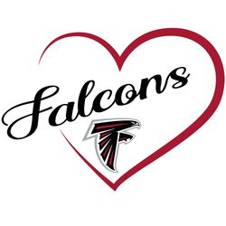 atlanta falcons heart football nfl svg, atlanta falcons svg, nfl svg, nfl logo svg, sport team svg digital download