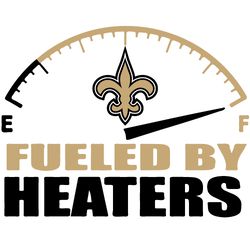 fueled by heaters saints football svg, new orleans saints svg, nfl svg, nfl logo svg, sport team svg digital download