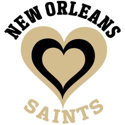 heart saints football svg, new orleans saints logo svg, nfl svg, nfl logo svg, sport team svg digital download