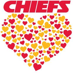 heart chiefs team football svg, kansas city chiefs svg, nfl svg, nfl logo svg, sport team svg digital download