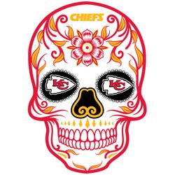 skull logo team chiefs football svg, kansas city chiefs svg, nfl svg, nfl logo svg, sport team svg digital download