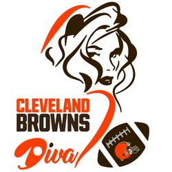 diva cleveland browns team svg, cleveland browns football svg, nfl svg, nfl logo svg, sport team svg digital download