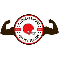 cleveland browns 75th team svg, cleveland browns football svg, nfl svg, nfl logo svg, sport team svg digital download