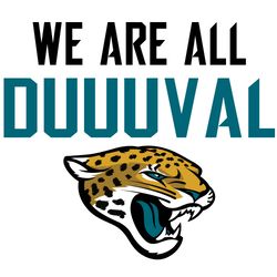 we are all jaguar football svg, team jacksonville jaguars svg, nfl svg, nfl logo svg, sport team svg digital download