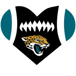 heart jaguar football svg, team jacksonville jaguars svg, nfl svg, nfl logo svg, sport team svg digital download