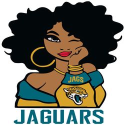 girl jaguar team football svg, jacksonville jaguars svg, nfl svg, nfl logo svg, sport team svg digital download