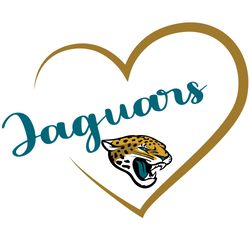 love jaguar team football svg, heart jacksonville jaguars svg, nfl svg, nfl logo svg, sport team svg digital download