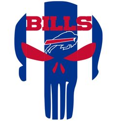 skull buffalo bills football svg, buffalo bills logo svg, nfl svg, nfl logo svg, sport team svg digital download
