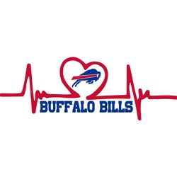 life heart bills football svg, buffalo bills logo svg, nfl svg, nfl logo svg, sport team svg digital download