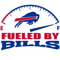 fueled by bills logo football svg, buffalo bills logo svg, nfl svg, nfl logo svg, sport team svg digital download