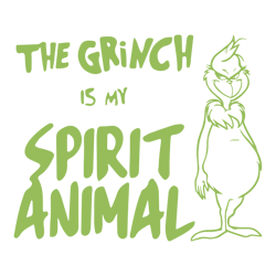 merry christmas logo svg, the grinch is my spirit svg , merry christmas svg, christmas svg file cut digital download