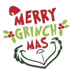 merry christmas logo svg, christmas svg, merry christmas svg, merry grinch mas svg file cut digital download