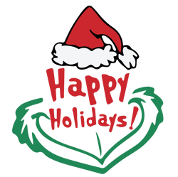 merry christmas logo svg, happy holiday svg, merry christmas svg, christmas svg file cut digital download