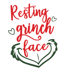 merry christmas logo svg, christmas svg, merry christmas svg, resting grinch face svg file cut digital download