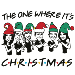 merry christmas logo svg, christmas svg, merry christmas svg, the one where it christmas svg file cut digital download