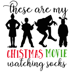 merry christmas logo svg, merry christmas svg, christmas movie watching socks svg file cut digital download