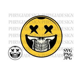 smiley skull svg , smiley face skull svg , smiley svg , smiley shirt svg , smiley clipart , smiley png