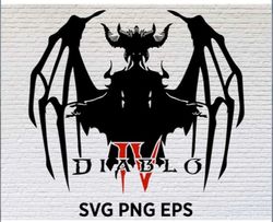 diablo 4 svg png eps lilith silhouette svg