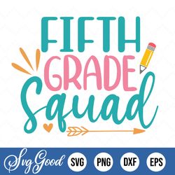 fifth grade svg, fifth grade svg, 5th grade vibes svg, fifth grade teacher svg, back to school svg, kids shirt, digital