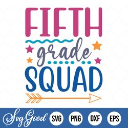 team fifth grade svg, 5th grade svg, first day of school svg, 5th grade teacher, back to school svg, fifth grade svg
