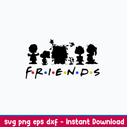 peanuts friends svg, charlie brown and peanuts svg, snoopy svg, png dxf eps file