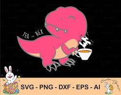 cute t-rex svg layered cut file dinosaur birthday party tyrannosaurus rex clipart jurassic animal kids shirt silhouette