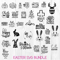 easter bunny bundle svg, easter svg, bunny quotes svg, rabbit svg, intant dowload