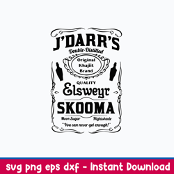 jdarrs double-distilled original khajiit brand quality elsweyr skooma svg, png dxf eps file