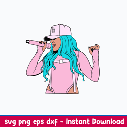 karol g svg, la bichota svg, png dxf eps file