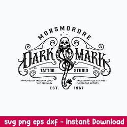 morsmordre dark mark tattoo studio svg, dark mark svg, png dxf eps file