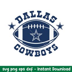 baseball dallas cowboys logo svg, dallas cowboys svg, nfl svg, png dxf eps digital file