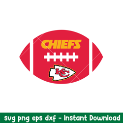 baseball kansas city chiefs logo svg, kansas city chiefs svg, nfl svg, png dxf eps digital file