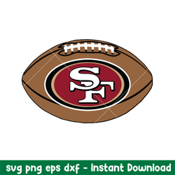 baseball san francisco 49ers logo svg, san francisco 49ers svg, nfl svg, png dxf eps digital file