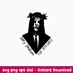 joey jordison rip 1975 2021 svg, joey jordison svg, rip joey jordison svg, png dxf eps file