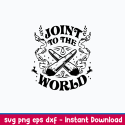 joint to the world svg, png dxf eps file