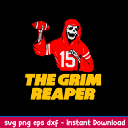 kansas city chiefs the grim reaper svg, kansas city svg, png dxf eps file