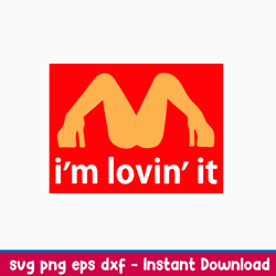 mariah carey mcdonalds im lovin it svg, funny svg, png dxf eps file