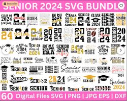 senior 2024 svg bundle, proud mom of 2024 graduate svg, senior class 2024 shirt svg, 2024 graduation shirt svg, proud gr