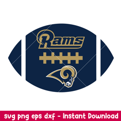 los angeles rams baskeball svg, los angeles rams svg, nfl svg, png dxf eps digital file