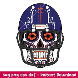 skull helmet patterns denver broncos svg, denver broncos svg, nfl svg, png dxf eps digital file