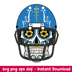 skull helmet patterns los angeles chargers svg, los angeles chargers svg, nfl svg, png dxf eps digital file