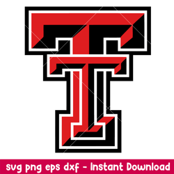 texas tech red raiders logo svg, texas tech red raiders svg, ncaa svg, png dxf eps digital file