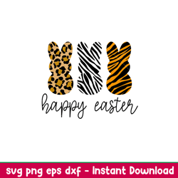 leopard tiger skin happy easter, leopard tiger skin happy easter svg, happy easter svg, easter egg svg, spring svg, png,