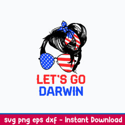 lets go darwin svg, flag uas svg, woman svg, png dxf eps file